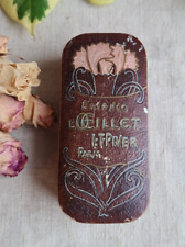 ANCIENNE BOITE DE PARFUM LT PIVER ESSENCE  L'OEILLET 1900