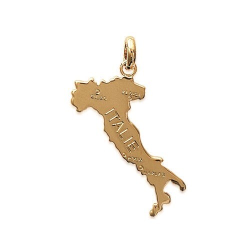 Pendentif carte italie - pendentif,