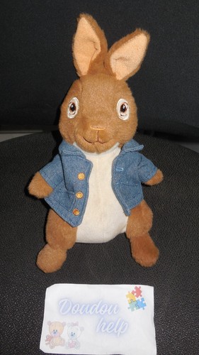 Doudou peluche pierre lapin - doudou,