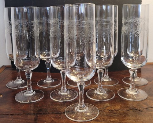 Verres flûte à champagne - 10,