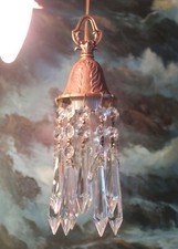 Vintage Deco lily bell Brass