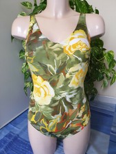 LISE CHARMEL MAILLOT DE BAIN 1 PIECE TAILLE 85C MODELE BOUQUET D'OR REF AB6297