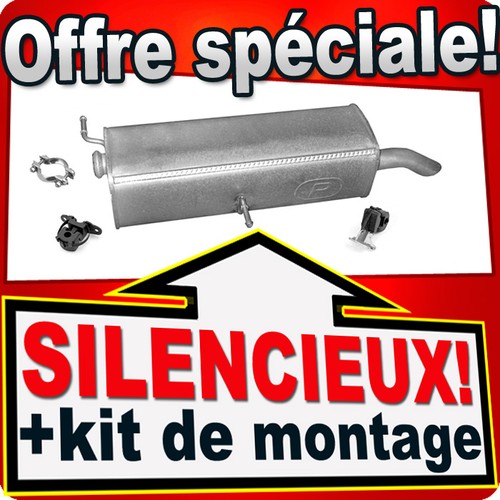 Silencieux arriere pour - arriere,