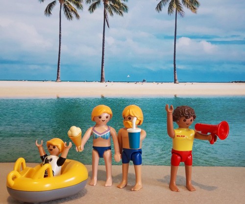 Playmobil plage vacances beach - plage,
