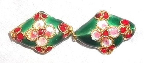 Perles cloisonnees mm - 19,