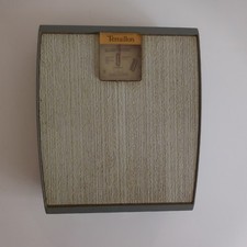 Pèse-personne vintage TERRAILLON 1956 design XXe art déco PN made in France