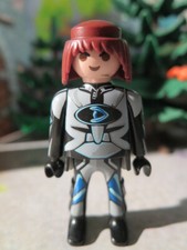 Agent secret espion cambrioleur PLAYMOBIL 9263 proche 9253 9254 visage marqué