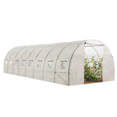 Serre tunnel jardin 24m - tunnel, 24m²