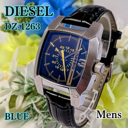 Diesel men watch blue - diesel, &
