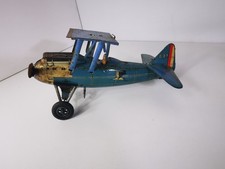 Rare avion de chasse ancien Devoitine D.27 JEP réf. F255 – jouet mécanique 1930s