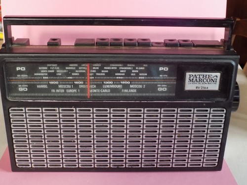 Ancien poste radio pathé - poste,