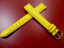 14 mm BRACELET DE MONTRE JAUNE