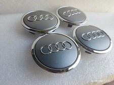 Origine 4x Centre de roue Audi 69mm Cache moyeu de jante Audi Cabochon Centraux 
