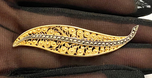 Ancienne broche filigrané - , en