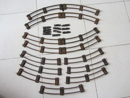 Lot rails broches meccano - et,
