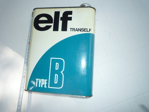 Bidon huile elf tranself - bidon,