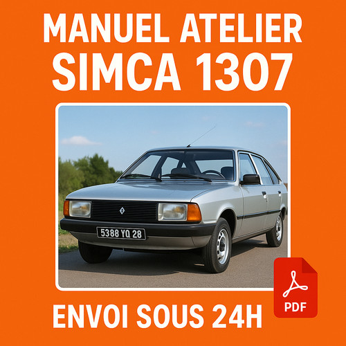 Manuel atelier simca 1307 - manuel,