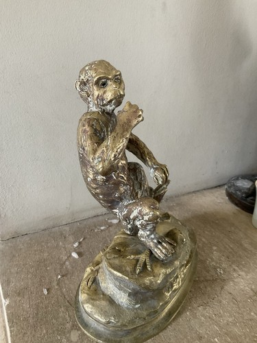 Bronze animalier singe - animalier.,