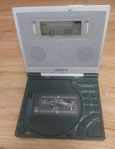 Vintage sony icf cd2000s am - vintage, fm/am