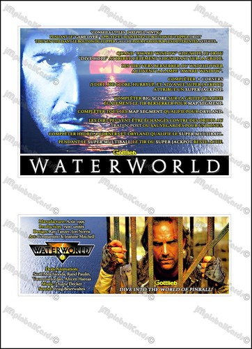 Gottlieb waterworld 1995 - gottlieb,