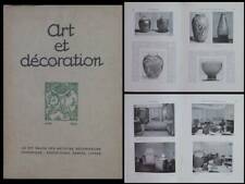 ART ET DECORATION JUIN 1923- HERBST, CHAREAU, LALIQUE, FOLLOT, MARINOT, RUHLMANN