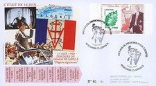 DG13-5T1 : 2013 - FDC "Général DE GAULLE - 53 ans Discours L'Algérie algérienne"