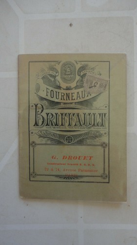 Ancien catalogue fourneaux - ancien,