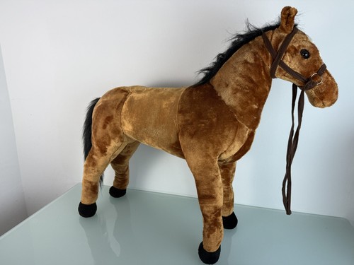 Peluche cheval 80 cm - peluche,