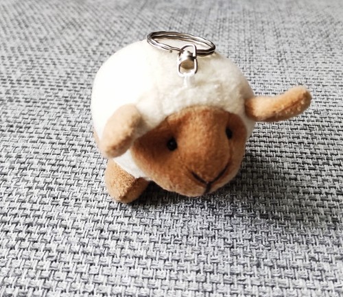 Porte cle peluche mouton - cle,