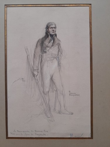 Dessin ancien portrait charles - dessin,