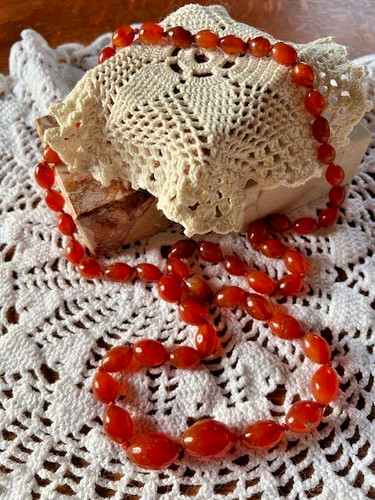Collier sautoir perles - , en