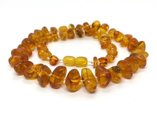 Ancien collier vintage - , ambre