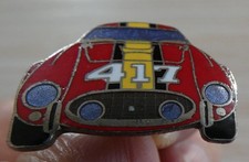 BEAU PIN'S VOITURE COURSE LE MANS FERRARI 250 GT 1955 N° 417 EGF BASE ARGENT