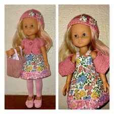 Vêtements poupée PAOLA REINA, Las Amigas 32cm FLEURI / 5 pcs