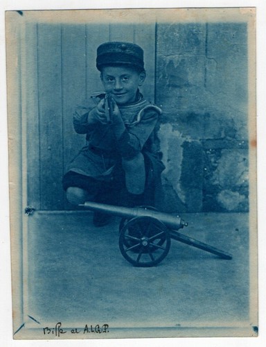 Photo cyanotype 1920 petit - cyanotype,