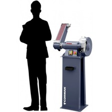 Touret à meuler bande et disque industriel CORMAK MSM250 avec socle 250mm 0,9kW