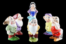 figurines porcelaine BLANCHE NEIGE - PORTE BROSSE A DENTS  Germany  walt disney