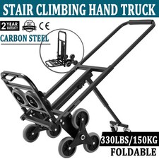 Chariot Monte Escalier Diable d'Escalade Pliable 170 kg 6 Roues de Support
