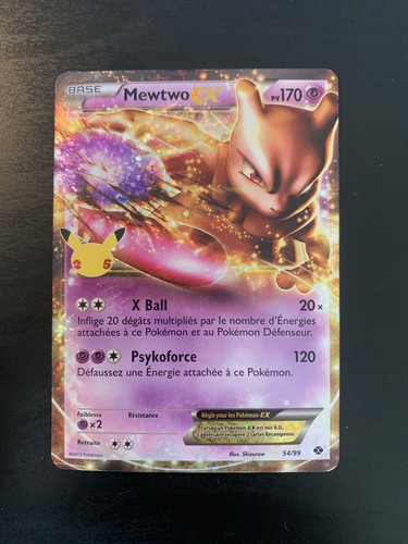 Carte pokémon mewtwo - carte,