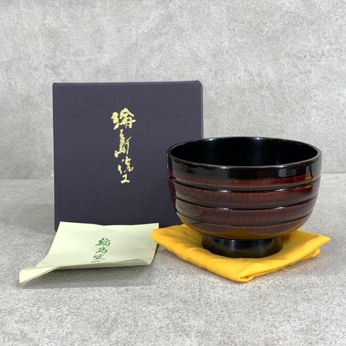 Bol soupe laqué - bol, wajima