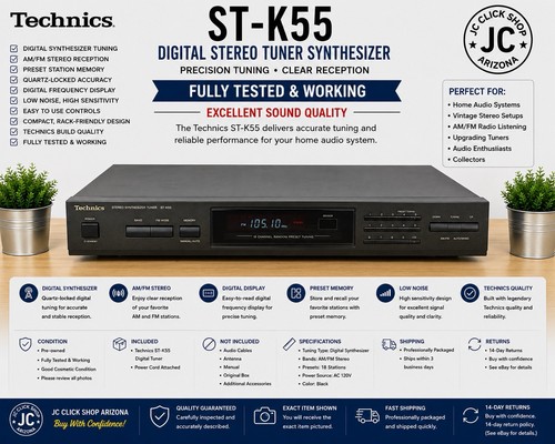 Technics k55 digital - digital, stereo