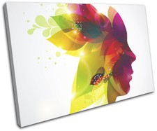 Woman flowers illustration - ,