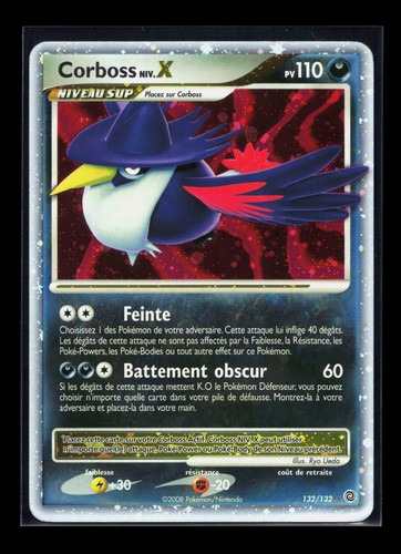Carte pokémon corboss niv x - pokémon,