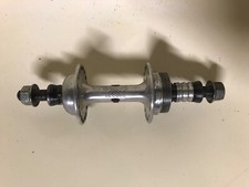 Moyeu Campagnolo Record Hub Solid Axle Low Flange 70s Rare Road Bike Velo Course