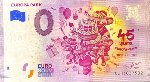 Billet euro europa park 5 - europa,