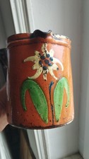 Ancien Pot A Lait Terre Cuite