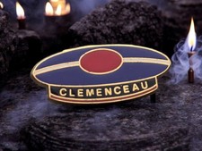 Pins emaille : Porte avions Clemenceau - Marine Nationale annees 80 90 authentiq