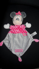 doudou plat Minnie gris rose