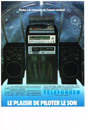 Publicite 1978 telefunken - publicite,