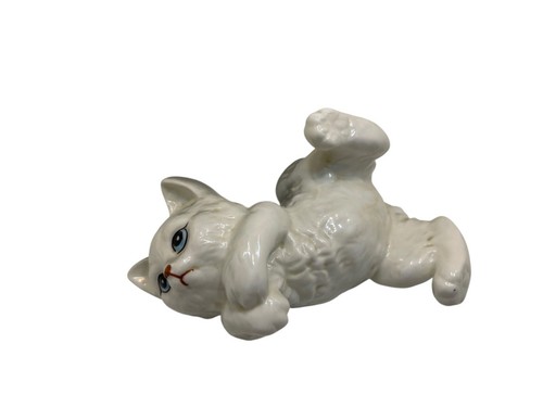 Figurine porcelaine chat 12 - chat,